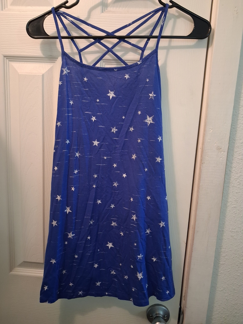 Lane Bryant Blue Star-Print Strappy Cami
